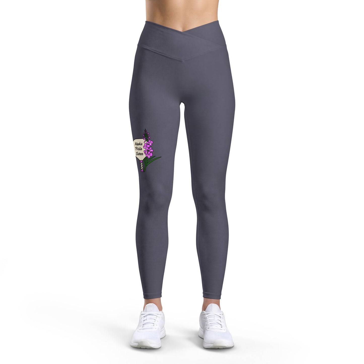 Floral ‘Mama Bear’ Leggings — Women’s Luxe Floral Activewear
