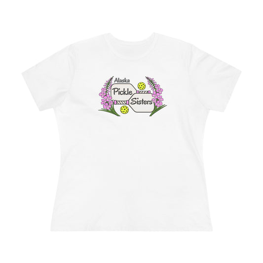 Alaska Pickle Sisters Tee — Logo Women's Cotton T-Shirt