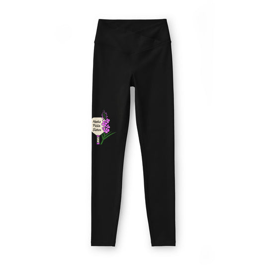 Floral ‘Mama Bear’ Leggings — Women’s Luxe Floral Activewear