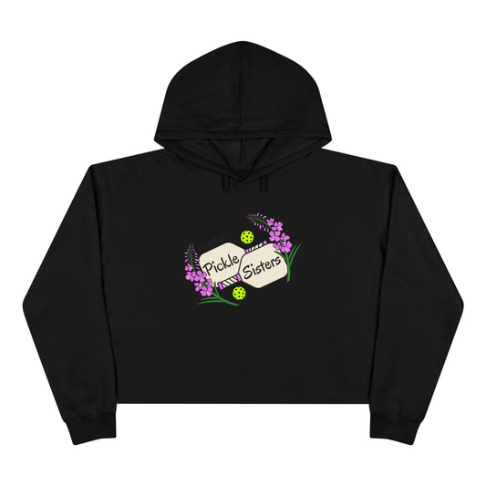 Pickle Sisters Crop Hoodie