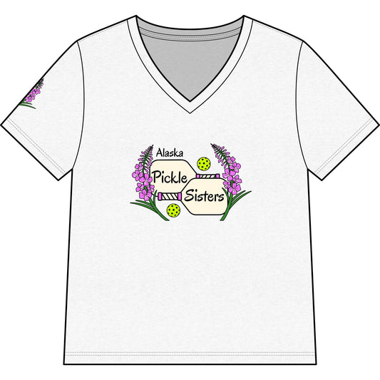 Pickle Sisters V-Neck Tee