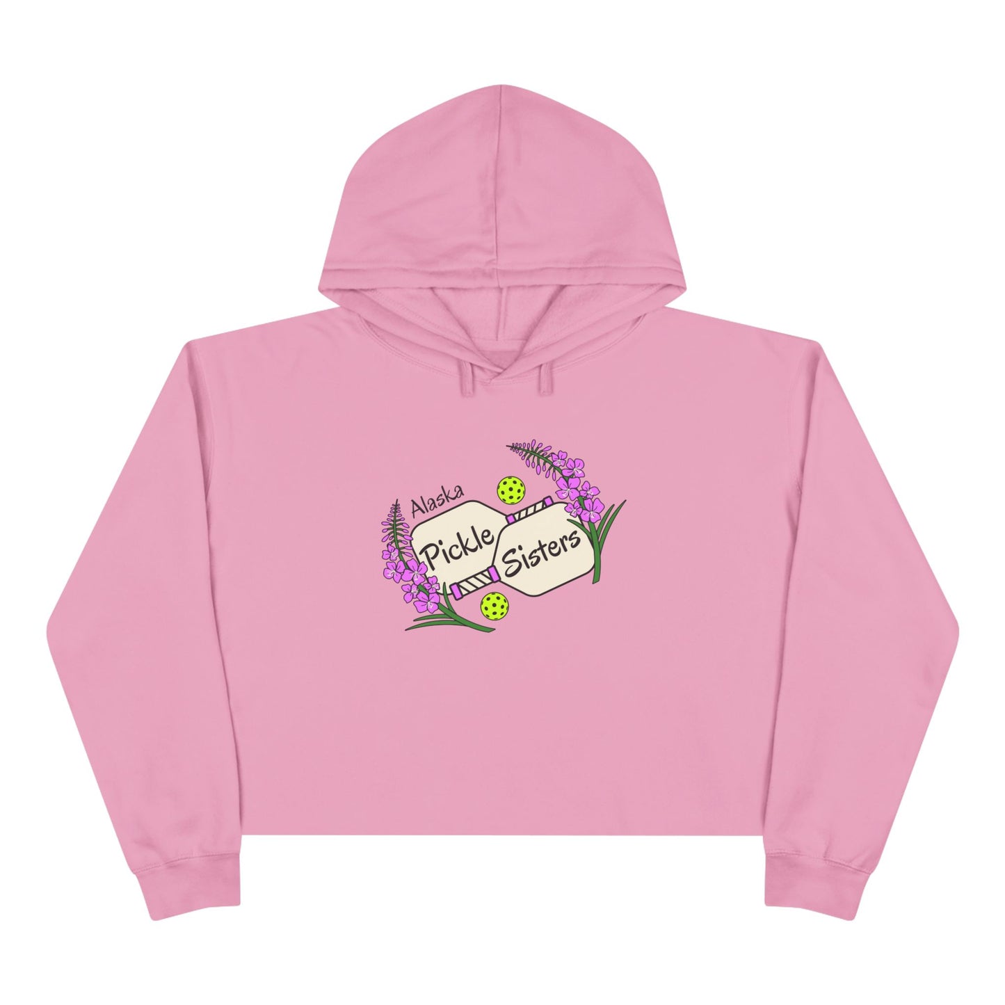 Pickle Sisters Crop Hoodie