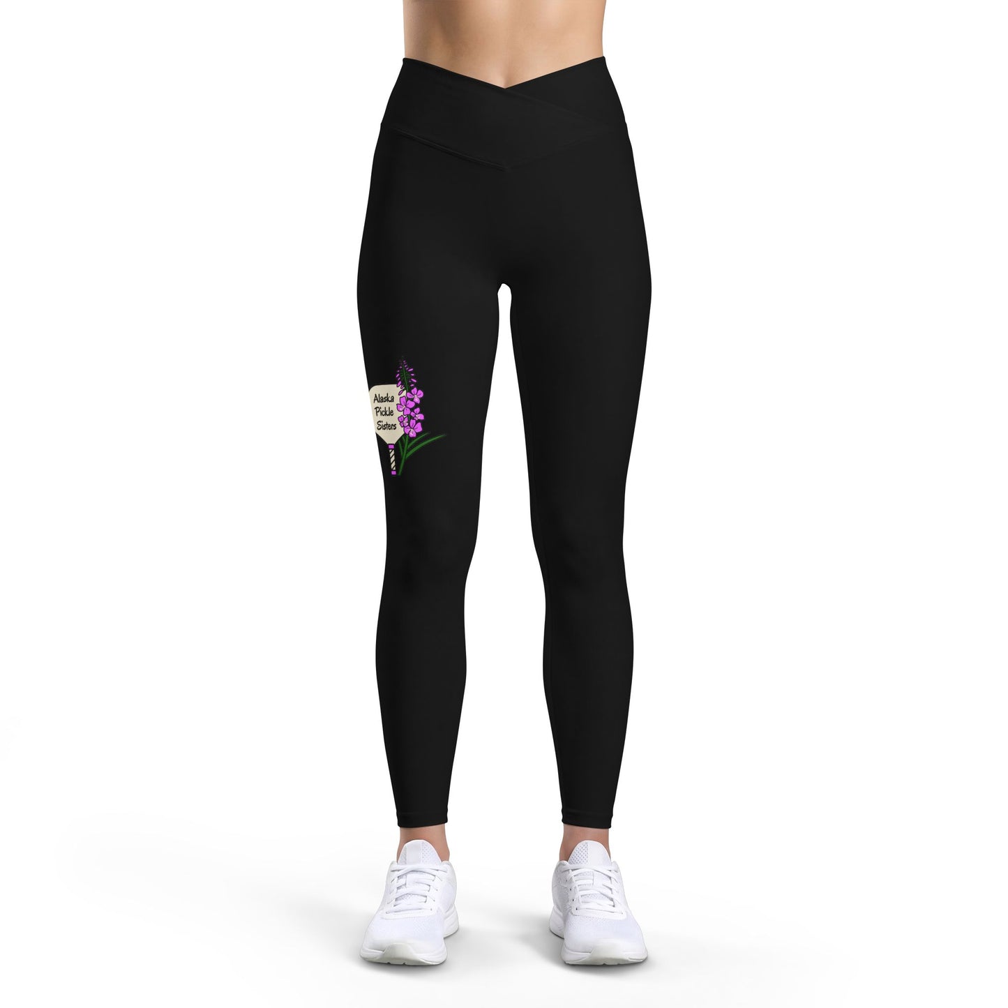 Floral ‘Mama Bear’ Leggings — Women’s Luxe Floral Activewear