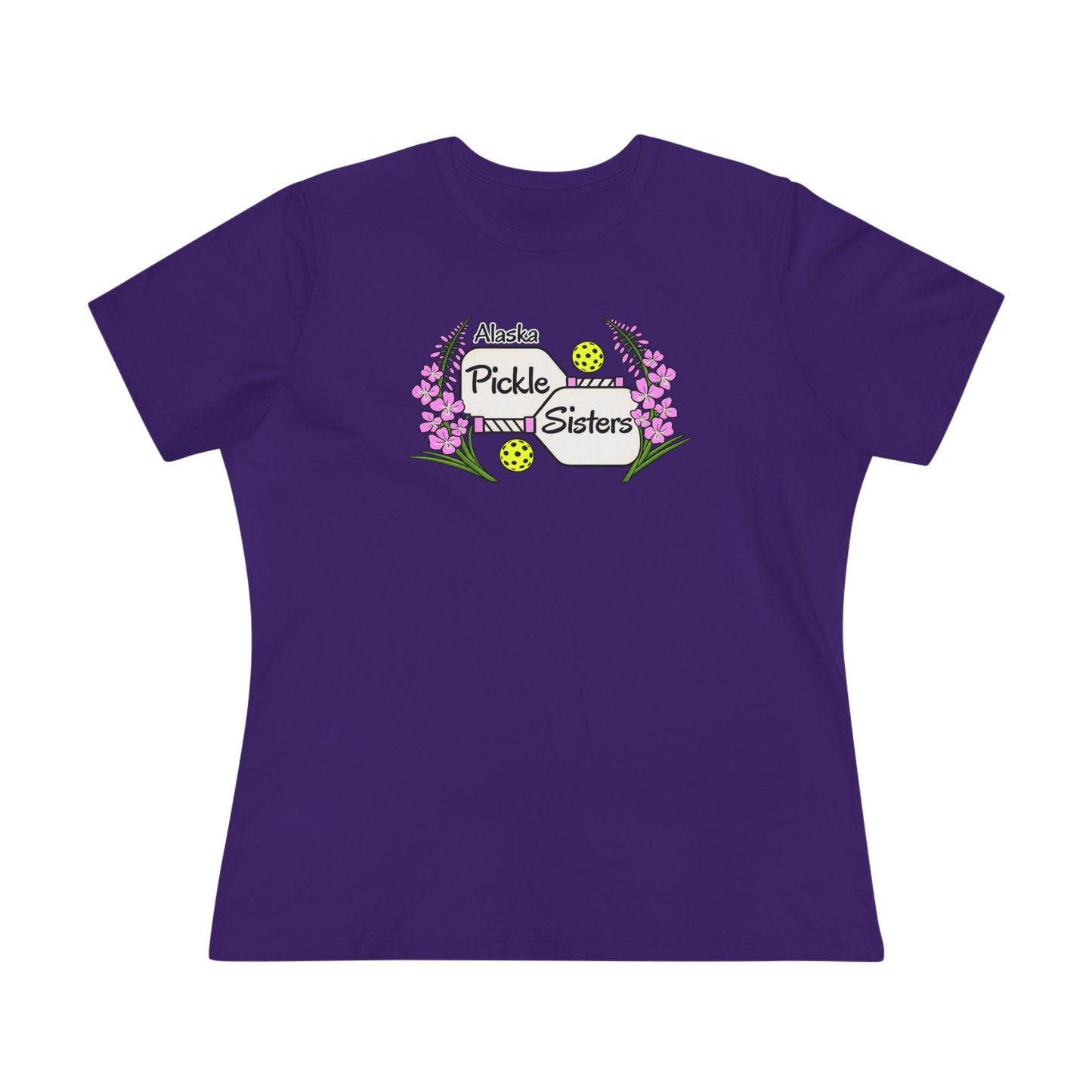 Alaska Pickle Sisters Tee — Logo Women's Cotton T-Shirt