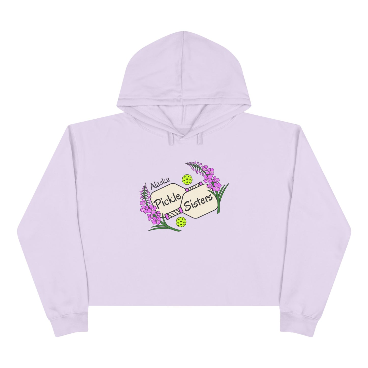 Pickle Sisters Crop Hoodie