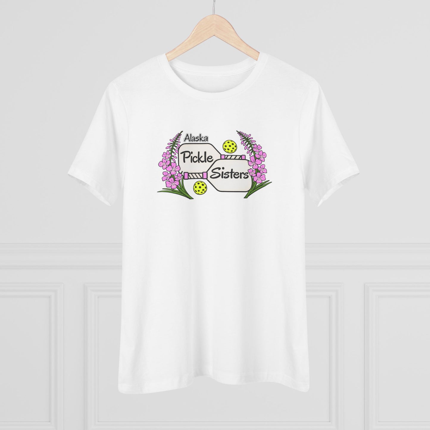 Alaska Pickle Sisters Tee — Logo Women's Cotton T-Shirt