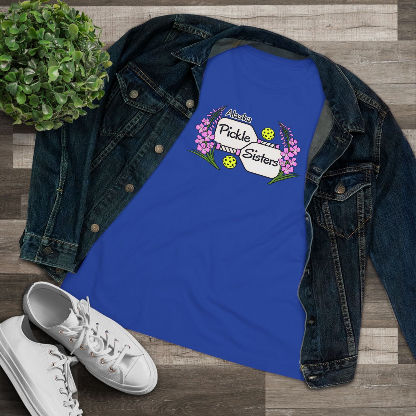 Alaska Pickle Sisters Tee — Logo Women's Cotton T-Shirt