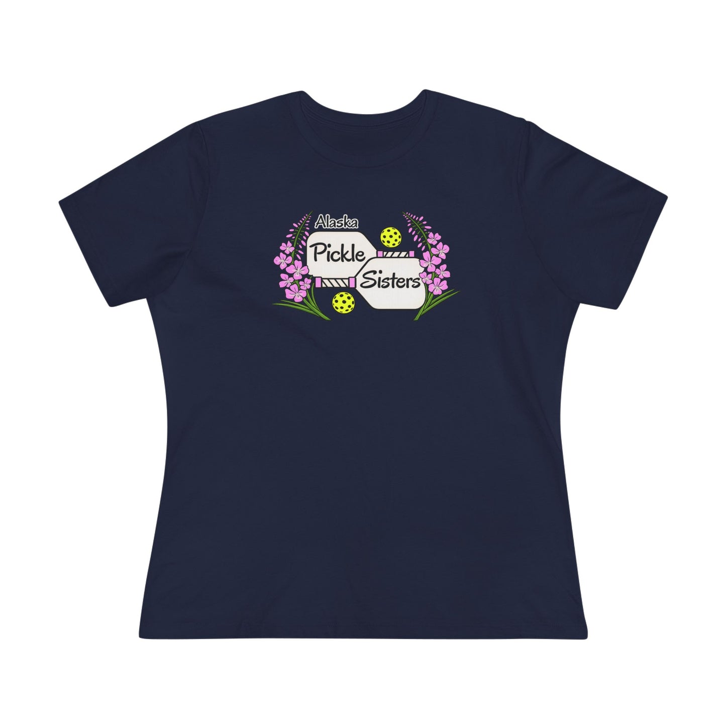 Alaska Pickle Sisters Tee — Logo Women's Cotton T-Shirt